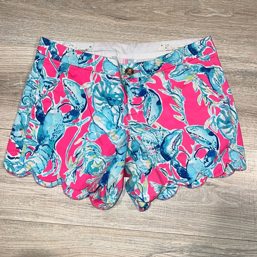 Lilly Pulitzer, pink and blue shorts‎